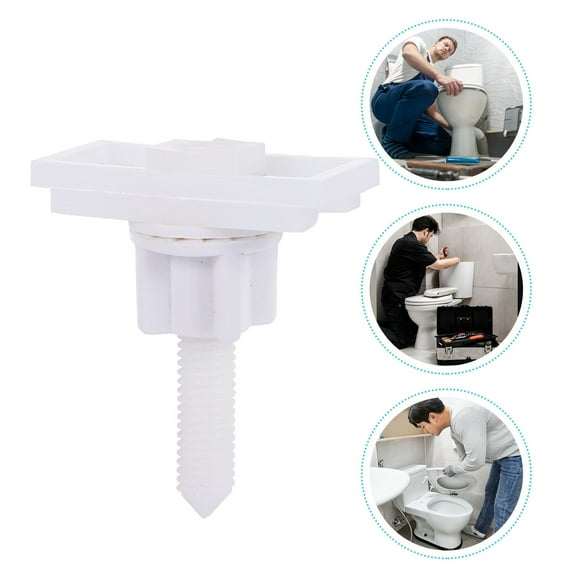 IDEANATEGRATE Toilet Seat Fittings White 4Set 2In