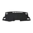 thumbnail image 1 of Cubierta del Tablero Unique Bargains para Toyota Corolla 2019-2025 Alfombrilla de Cubierta del Tablero de Cuero Sintético Negro 1 Pcs, 1 of 7