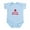 Sky Blue, variant on CafePress - Pickleball Is Better Than Therapy Body Suit - Baby Light Bodysuit, Size Newborn - 24 Months