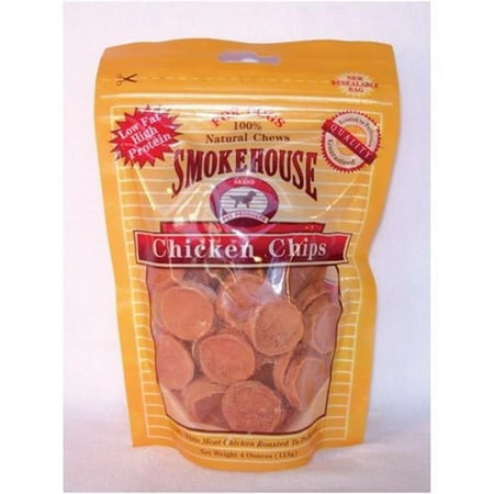 UPC: 0078565250116 | SmokeHouse Chicken Chips Dog Treats  4 Oz