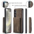 thumbnail image 5 of 2 in 1 Wallet Case for Samsung Galaxy A36 5G for Women Men, Detachable Cards Holder Magnetic Back Cover Stand Feature Shockproof Premium PU Leather Phone Cover for Samsung Galaxy A36 5G, Coffee, 5 of 12