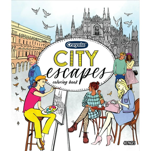 Crayola Art With Edge Coloring Book City Escapes