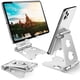 thumbnail image 5 of 2 soportes plegables para teléfono móvil, escritorio móvil manos libres con ángulo de visión ajustable, soporte para teléfono móvil bien hecho para smartphones tabletas de 7 a 10 pulgadas (n, 5 of 5