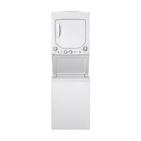 GE GUD24ESSMWW 24 Inch Electric Laundry Center with 2.3 cu. ft. Washer Capacity, in White