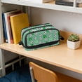 thumbnail image 5 of Oioii Six-Layer Large Capacity Pen Case with Soccer Print, Multi-Layer Durable Stationery Bag for s, Spacious Pencil Box for Supplies Organization,A, 5 of 7