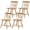 Natural, variant on ELLEGNT 2 PCS Curved Spindle Back Windsor Chairs - Turned Legs, Dining Chairs for Living Room Natural