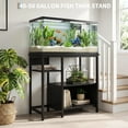 thumbnail image 6 of Heavy Duty Aquarium Stand 40-50 Gallon with Power Outlets, Metal & Wood Storage Shelves, for Fish Tank Reptile Terrarium, 6 of 7