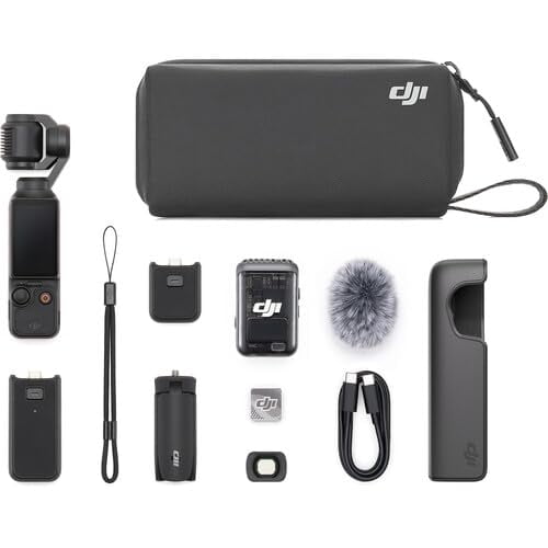 DJI, Camera Gimbal, Osmo Pocket 3 Creator Combo Bundle with