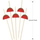 thumbnail image 2 of 200 púas de cóctel de 4,7 pulgadas, palillos de bambú para fiestas de verano, decoración para aperitivos, bebidas, Martini, suministros de alimentos (sandía) BANYUO Electrónica, 2 of 6