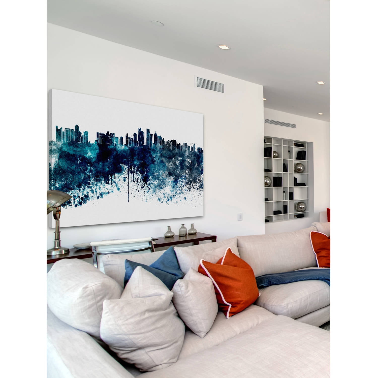 "Scenery" Painting Print on Wrapped Canvas
