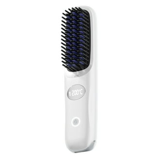 PURIFY Pro Ceramic Ionic Hair Straightener Brush for Home Salon