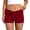 Red, variant on TrendOFT Swim Shorts for Women High Waist Tummy Control Printed Multi Color Versatile Boyshort Swimsuit Bottom Black L