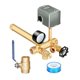 thumbnail image 1 of Miumoon Upgrade 1""x 11""Kit de camiseta para tanque de presión de pozo para tanque de presión de pozo de agua Kit de camiseta para tanque de pozo con interruptor de presión de 40-60 Psi Camiseta para, 1 of 7