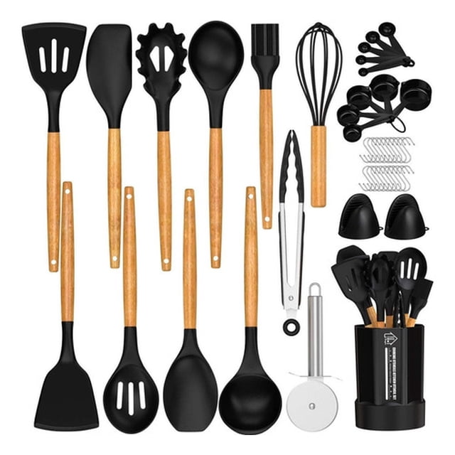 Utensilios De Cocina V3 Con Soporte, Madera Y Silicón esquí esquí Gafas de esquí