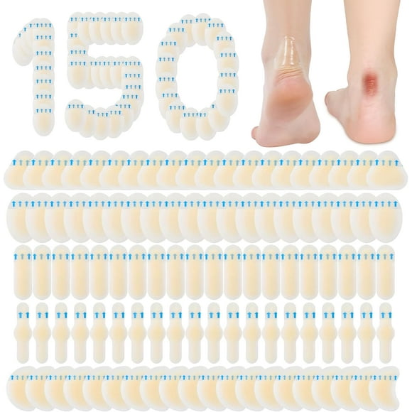 YQHWQ Hydrocolloid bandage for heel 150 pieces waterproof blister pad finger prevent blister