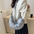 thumbnail image 1 of Bolsa De Hombro Bolso De Hombro Japonés De Gran Capacidad Para Estudiantes, Bolso De Satchel Coreano Con Bolas De Masa Hervida (Azul) Likrtyny Para Estrenar, 1 of 5