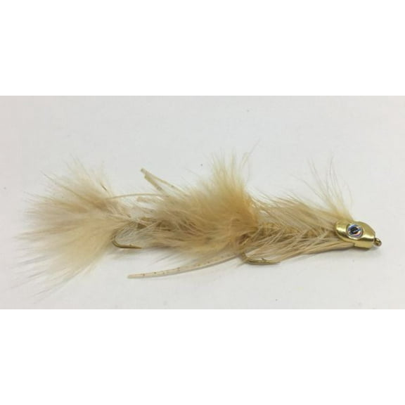 Fish Skull Jointed Urchin - Vanilla - Articulated Streamer