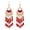 Style C, variant on Trendy Bohemian Red Beads Tassel Earrings Geometric Dangle Earring