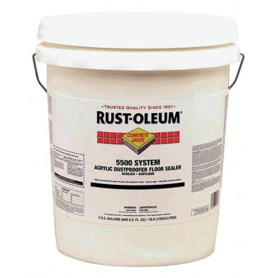 RUST-OLEUM 251283 5 gal. Concrete Sealer, Clear Gloss - Walmart.com
