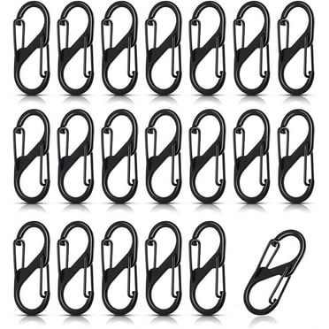 Brass Screw Lock Carabiner Key Ring Hook - Semicircle, Annular, Or Drop Shape, Heavy Duty Keychain Clip 3 thumbnail image