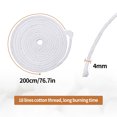 thumbnail image 3 of Xingzhi Tear-resistant Cotton Wick For Large Amount Of Scented Candles Exquisite Craft Braided Cotton Wick 1Set, 3 of 5