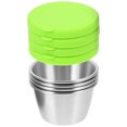 thumbnail image 3 of juegos de platos para salsa de cocina, tazas para salsa casera, tazas para condimentos y salsas para refrigerios con tapas, 3 of 5