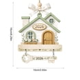 thumbnail image 3 of MMJ Wall Decor Home Sweet Home Wooden Hanging Ornament 2026 Housewarming Keepsake Pendant for First New Home 6.30x3.94x0.39in, 3 of 6