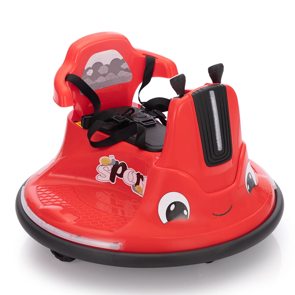 Private Jungle 12V Kids Ride on Electric Bumper Car with Remote Control,Music,360 Degree Spin,LED Lights,Red Private Jungle 12V Kids Ride on Electric Bumper Car with Remote Control,Music,360 Degree Spin,LED Lights,Red