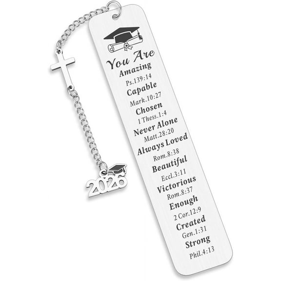 Graduation Gifts for Her Him 2026 Class of 2026 Graduation Gifts Bulk Best Gift for High School Girl Boys Senior 2026 Gift for Senior Night College Grad Bookmark for Daughter Son Book Lover Christmas