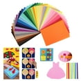 thumbnail image 2 of Apehuyuan Colored Felt Fabric Sheets 8*12 inches 40 Pcs 1mm Thick Pre Cut Quilt Squares Assorted Patchwork Sewing DIY Craft for Kids School Projects(8*12''), 2 of 6
