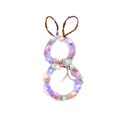 thumbnail image 2 of Neinkie Home Décor LED Bunny Garland with Lights/Spring Wreath – Handmade Bunny Shaped Rabbit Rattan Circle Pendant for Easter Decorations for Front Door Wall Window, 2 of 6