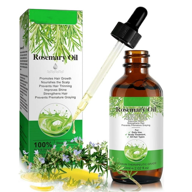 Aceite Esencial Rosemary Cuidado Cabello y Piel Crecimiento Aromaterapia 30 ml