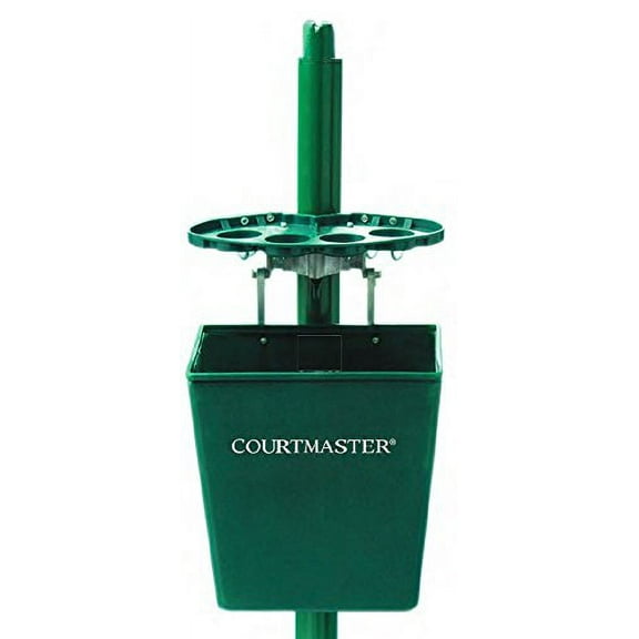 Har-Tru BuyBocceBalls Listing - Tennis, Bocce, Golf Court Accessories - Court Valets - CourtMaster Court Valet with Basket - Green