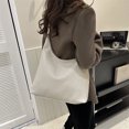 thumbnail image 4 of Bolso de transporte retro para mujeres, nuevo modelo 2025, moda coreana, bolso tote versátil, gran capacidad, bolso de ocio para llevar bajo el brazo., 4 of 10