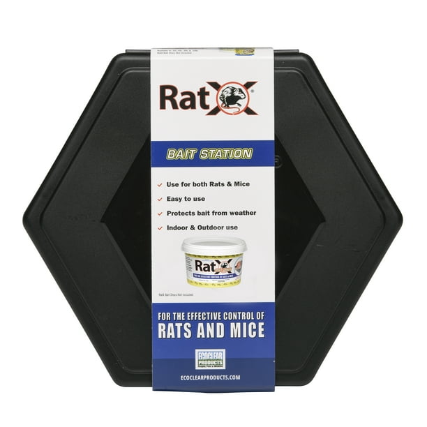 RatX, Small, Rat and Mouse Killer Bait Box