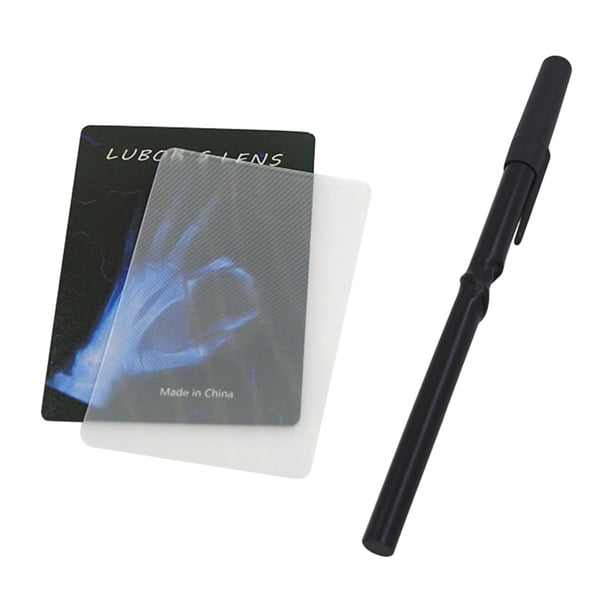 de magia de cerca, accesorios de magia, juego de regalo ligero, juguete para magos, accesorios para espectáculos de cumpleaños, principiantes, Con bolígrafo y tarjeta
