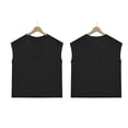 thumbnail image 6 of FLMEI Women's Short Sleeve Pullover Shirt Solid Colour Summer Knit Tops Loose Large Size Casual T-Shirt for Womens S-XL, 6 of 9