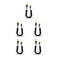 thumbnail image 1 of Seitruly Cable de carga Resorte de teléfono móvil Cable Teléfono inteligente Cable de datos telescópico portátil Hogar 5A Tipo-C Negro Oro No.01 5piezas, 1 of 6