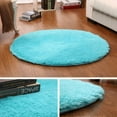 thumbnail image 3 of FUTATA Super Soft Fluffy Floor Rug Washable Shag Rug Shaggy Area Rug Bedroom Dining Room Anti-skid Carpet Yoga Mat Child Play Mat, 3 of 5