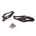 thumbnail image 2 of CNC Black Footrest Rearset Adapter Plates For Yamaha YZF R3 R25 MT-03 2013-2019, 2 of 4