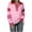 Hot Pink, variant on ZACPNCV Long Sleeve Shirts for Women's Solid Color Long Sleeved Round Neck Pullover Top Purple