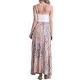 thumbnail image 3 of Doublju Women's Slit Front Color Buttoned Closure Maxi Skirt With Plus Size, 3 of 3
