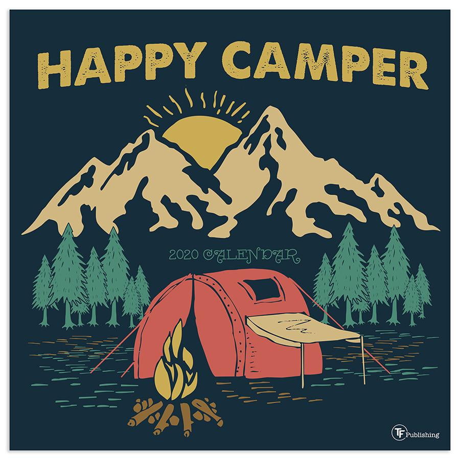 2020 Happy Camper Wall Calendar - Walmart.com - Walmart.com