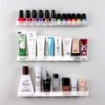 thumbnail image 4 of RORKIM 8 Pack Clear Acrylic Wall Mounted Shelves,Clear Acrylic Storage Shelf, 4 of 7