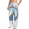 thumbnail image 2 of Uemuo Not All Who Wander Are Lost2 Pattern Men's Wide Leg Palazzo Lounge Pants with Pockets Light Weight Loose Comfy Casual Pajama Pants-X-Large, 2 of 9