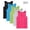 Multicolor A, variant on 5 Pack Boys Girls Tank Tops Cotton Undershirts Sleeveless Crew Neck Kids Tank Tops for Toddlers Multicolor H 2 Years