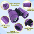 thumbnail image 2 of Binoculares ESSENSON Kids con aumento de 4 x 30 mm para niños de 3 a 12 años, color morado, 2 of 6
