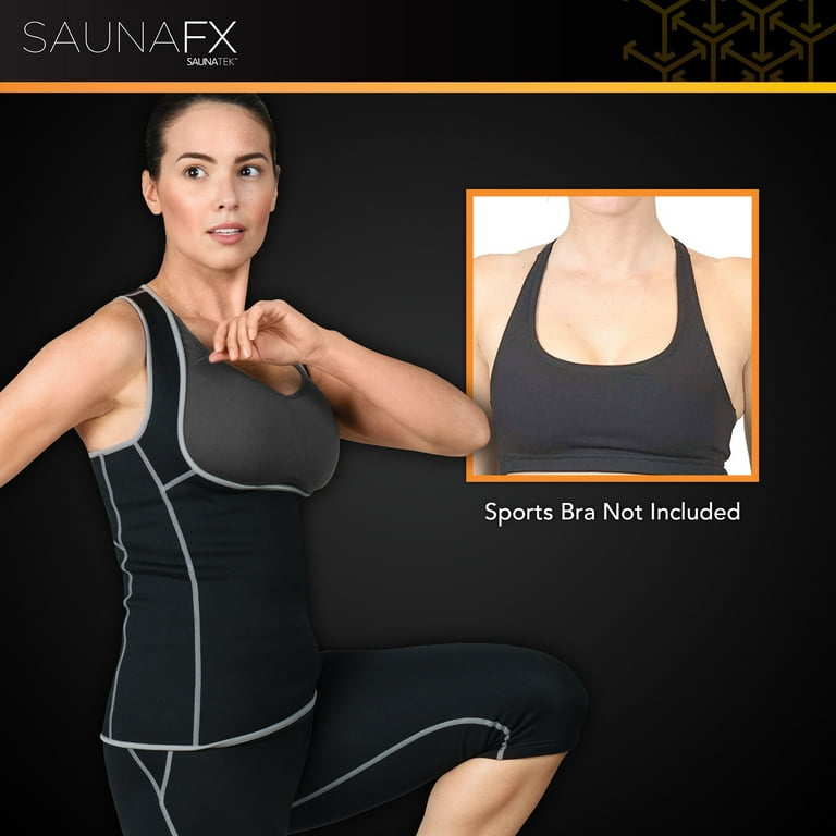 SaunaFX Men's Slimming Neoprene Sauna Vest with Microban Antimicrobial  Product Protection