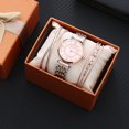 thumbnail image 3 of Caja de regalo creativa, reloj de cuarzo con escala romana, reloj de mujer con diamantes, pulsera de aleación, regalo, 3 of 6