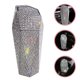thumbnail image 3 of Papelera para coche con diamantes de imitación, bonita y brillante, mini bote de basura con tapa., 3 of 6